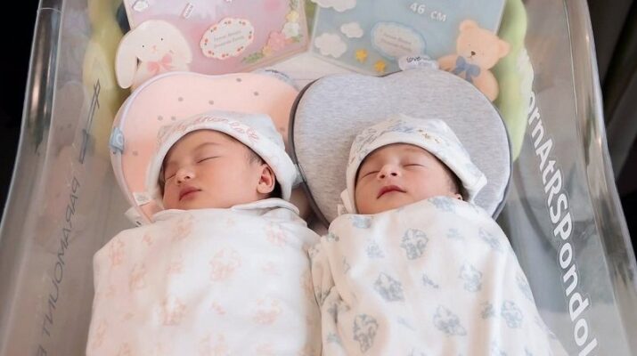 Potret Anak Kembar Nanda Arsyinta, Nama Buah Hatinya Terinspirasi dari Hitungan Dzikir